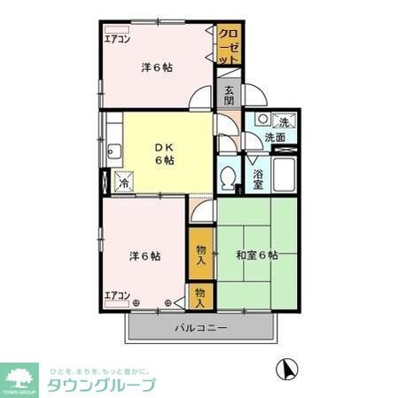 スマイルコート 3番館の物件間取画像
